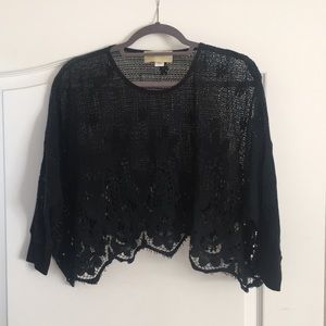 Black Lace Blouse